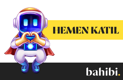 Kalp işareti yapan robot karakterle üyeliğe çağrı görseli