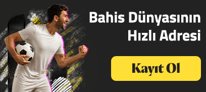 Bahis heyecanını yansıtan futbolcu ve kayıt ol çağrısı